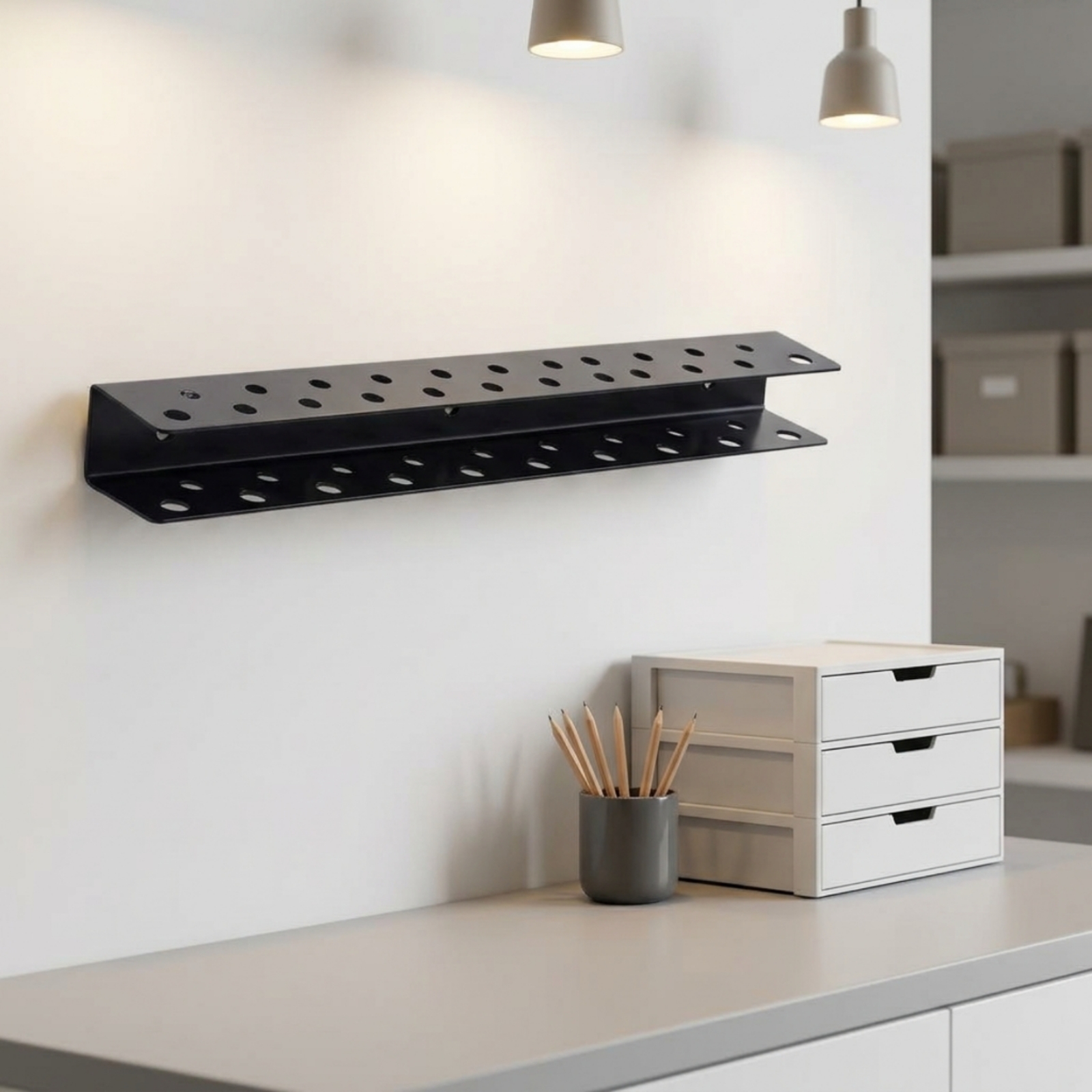 Multi Tool Plier - Wall-Mounted Tool Rack Multi-Hole Tool Storage
