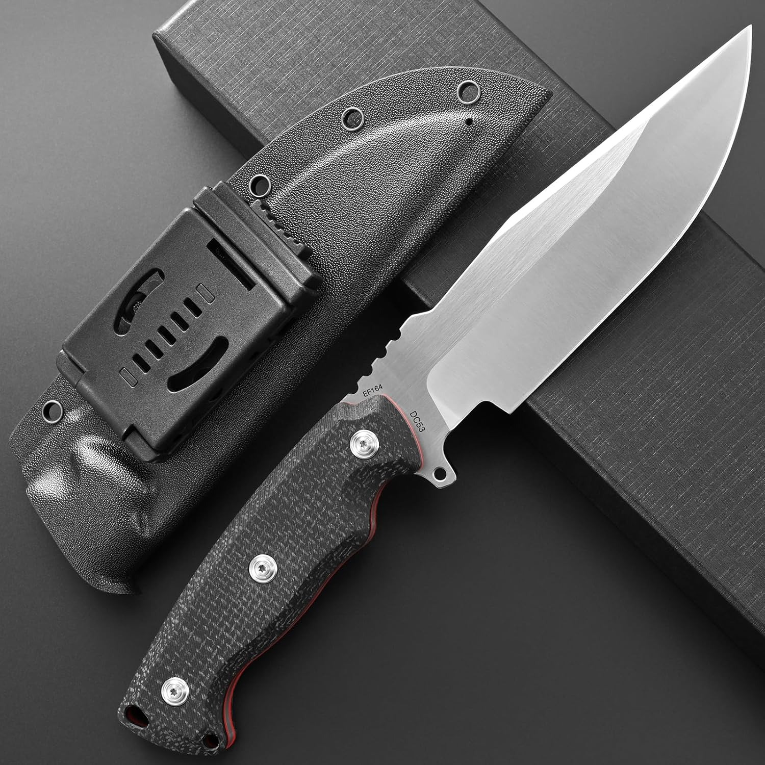 Eafengrow EF164 Fixed Blade Kn - Bushcraft Knife Fixed ulasan dan harga