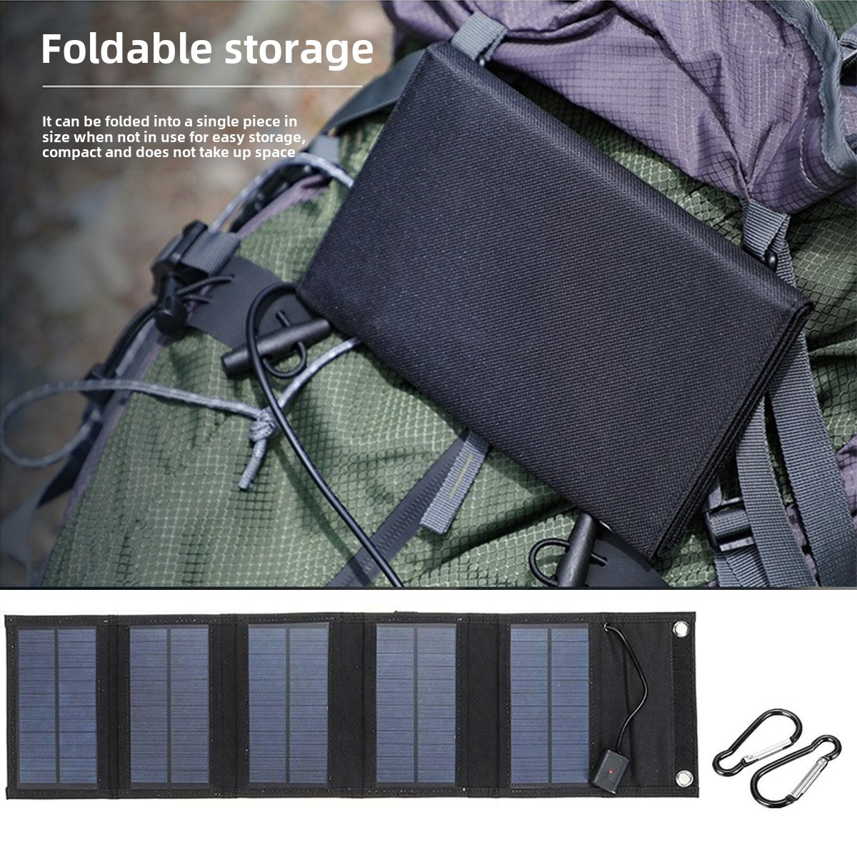 Backpack Pocket Carry Portable - Solar Emergency Charger ulasan dan harga