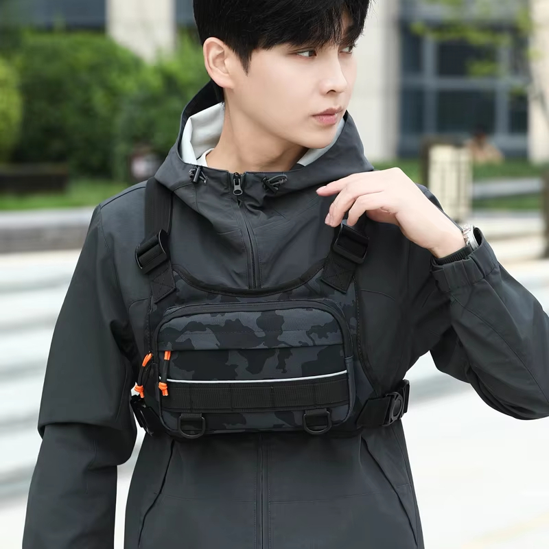 Cycling Front Chest Vest Tacti - Fishing Kit Compact ulasan dan harga