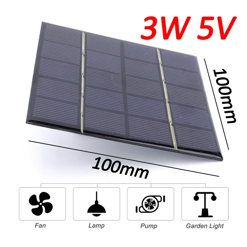 Solar Panel 3W 5V Solar Board  - Solar Emergency Charger ulasan dan harga